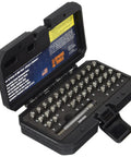 Open case of Hammerless Metal Stamping Kit One Quarter Inch 39 Piece Alphanumeric Stamps A Z 0 9 for steel and aluminum