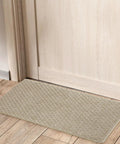 Carpet Stair Tread Landing Mat Tape Free Non Slip Doormat With Protective Rubber Back Indoor Floor Mat by a wooden door