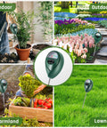 Plant Moisture Meter 2 Pack No Batteries Required For Indoor Outdoor Use in various settings: houseplants, gardens, and farms