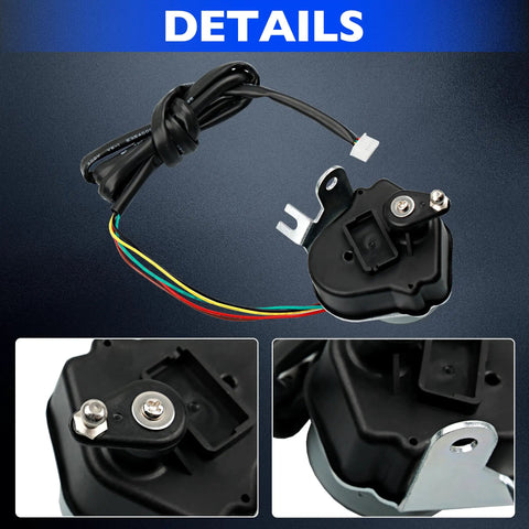 0G6453 Stepper Motor Assembly for GTH990 HSB with 40.75 inch wiring harness and 0.23 inch ball joint, detailed view
