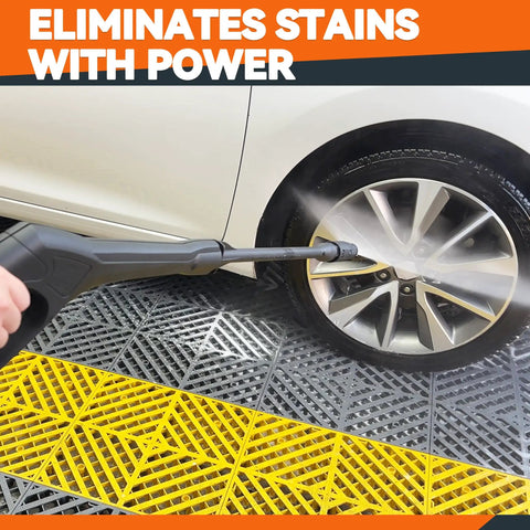 High Pressure Washer Spray Gun Replacement cleaning car wheel with Dual Lock Safety System and Trigger Lock 2000 PSI