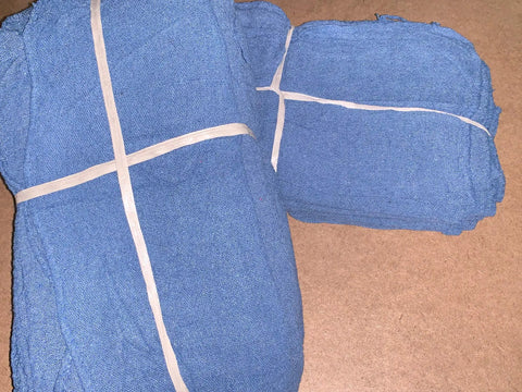 Blue Shop Towels For Mechanics And Auto Maintenance 14 By 14 Inch 1000 Sheets Box Grade B Grease And Oil Wipes Heavy Duty