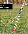 CamJam SlideLock Rope Tightener With Quick Release Lever Pull To Tighten Lock No Fuss 500 Lb Working Load 1500 Lb Break Strength Fits 3 To 6mm Rope Cast Aluminum Tensioner For Secure Knot Free Load securing rope on grass