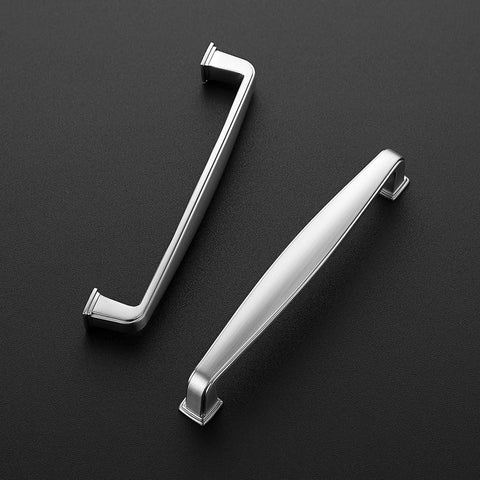Solid Five Inch Cabinet Handles Fifty Pack In Brushed Nickel And Satin Nickel Drawer Pulls For Kitchen Cabinets Hardware Built To Last