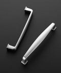 60 Pack Solid 5 Inch Cabinet Handles in Brushed Nickel and Satin Nickel Drawer Pulls for Kitchen Cabinets, sleek modern design
