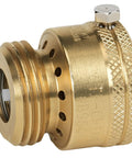Brass 0.75 Inch Male Hose Thread Vacuum Breaker For Backflow Prevention, visible brass body, hose thread, self-draining design
