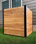 Cedar Wood Privacy Screen Panels For Outdoor Privacy Wall Two Panels 42 Inch High By 38 Inch Wide enclosing air conditioner