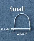 Beefy Heavy Duty Trailer Coupler Pin Pack Of 4 Zinc Plated Carbon Steel Hitch Pin Safety Locking Pins 0.25 x 2.16 inch
