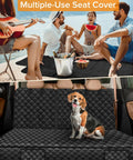 Dog Car Seat Cover For Mazda Back Seat Fits CX50 CX5 CX30 SUVs Waterproof Non Slip Pet Bench Protector with Beagle on cover