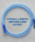 6.5 Foot Extended Suction Connection Tube Replacement Hose For Medical Devices With 9mm Standard Connectors coiled