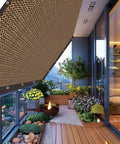 80 Percent Shade Cloth With Metal Grommets And Reinforced Edges For Outdoor Patios Carports And Greenhouses 10x12 Ft Sun Shade Netting Installed