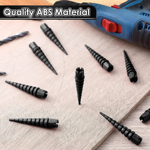 15 Piece Wood Anchor Repair Kit For Stripped Screw Holes In Wood Doors And Furniture Fits Screws Size 2 To 16 Black Quick Fix