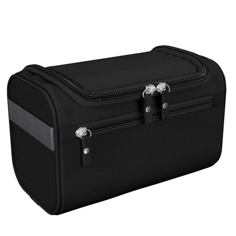 Black storage bag for Speedweve Style Darning Loom Kit With 14 And 28 Hook Looms, zippered compartments, rectangular design