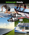 12 Gauge Solar Panel Extension Cable Set Go-To 100 Feet Total 12 AWG OFC Solar Cord With MC4 Connectors in various installations
