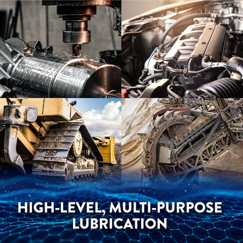 Various machinery and equipment demonstrating Copper Anti Seize Paste For High Temp Assembly Lube On Threaded Fasteners And Fittings Heavy Duty.