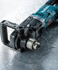 Pick Badass 40V Brushless Cordless Angle Drill with 13mm jaw, waterproof surface, compact design for professional use.