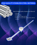 Pro Grade Plasma Cutting Compass With Graduated Scale For Precise Circle Cuts Stainless Steel Torch Guide Roller Wheel