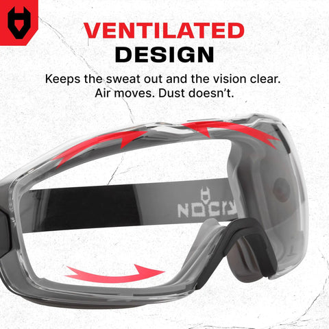 Adjustable Lightweight Full Face Shield For 6X3 OTG Vented Safety Goggles Compatible ANSI Z87 1 Certified PPE Built To Stand Up To Dust Debris And Particles