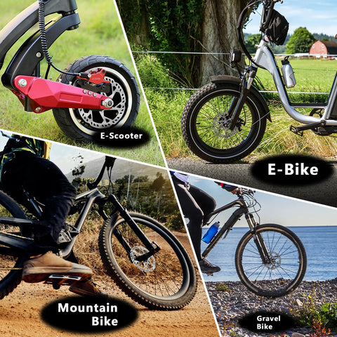 E-Scooter, E-Bike, Mountain Bike, Gravel Bike featuring 160mm MTB Disc Brake Rotor With Six Bolts 2.3mm Thick Stainless Steel