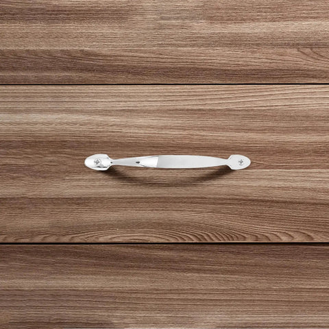 Two Pack Zinc Alloy Closet Door Handles Vintage Cabinet Pulls For Kitchen Wardrobe Cupboard Doors With 128mm Hole Spacing