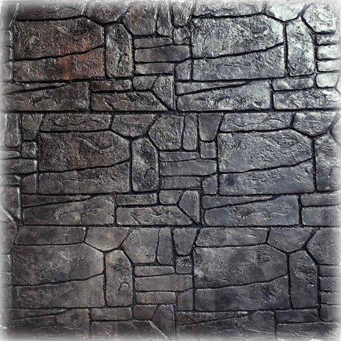 Pro Grade Concrete Stamp Molds Set For Outdoor Projects With Realistic Cobblestone, Brick, And Wood Grain Textures