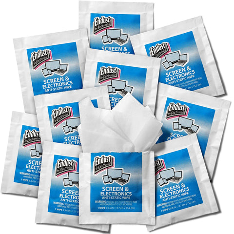 Electronics Cleaning Wipes With Anti Static Formula, Individually Wrapped Screen And Electronics Cleaner Wipes, Portable 150 Count