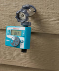 Single Outlet Water Timer For Garden Hose, Programmable Irrigation Controller For Sprinklers And Drip Lines, Blue