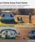 Instant Setup Pop Up Camping Tent For 4 To 8 People Lightweight Yet Durable Wind Resistant UPF 50 Plus Sun Protection