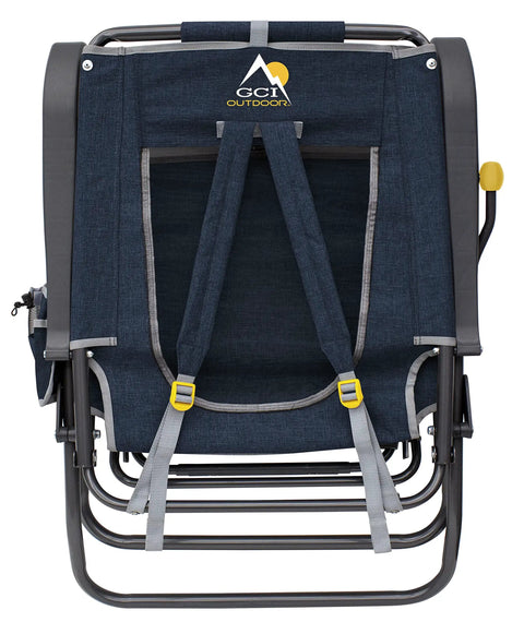 Folded Legz Up Lounger Outdoor Folding Chair With Multi Position Recline Legs Up Or Down Comfort Sturdy Build for easy storage.