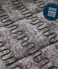 Premium Heavy Duty Upholstery Padding Roll 24 By 6 Foot Spring Cover To Bust Furniture Squeaks Shield Wires And Keep Seat Fabric From Wearing Down Quick - close-up of zigzag springs on protective padding.