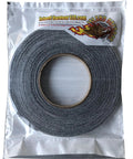 Grey Self Stick High Temp BBQ Gasket For Smokers, 15 Feet Long, 1/2 In By 1/8 In Size, Nomex Fiber Blend, Ultra Durable Heat Resistant Seal, Easy Peel And Stick Gasket, Perfect For Smoker Grill And Oven Seals. packaged roll