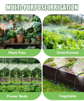 100Ft Drip Irrigation Kit For Garden With 360 Degree Adjustable Sprinklers And DIY Yard Watering System in various applications