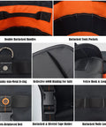 5 Gallon Bucket Tool Organizer With 47 Pockets Heavy Duty 1680D Ballistic Fabric Bucket Bag Holder detailing features