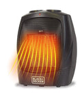 Portable Desk And Room Space Heater With Carry Handle, 1500W, Lightweight 2.8 Lb Personal Heater with visible heating effect.