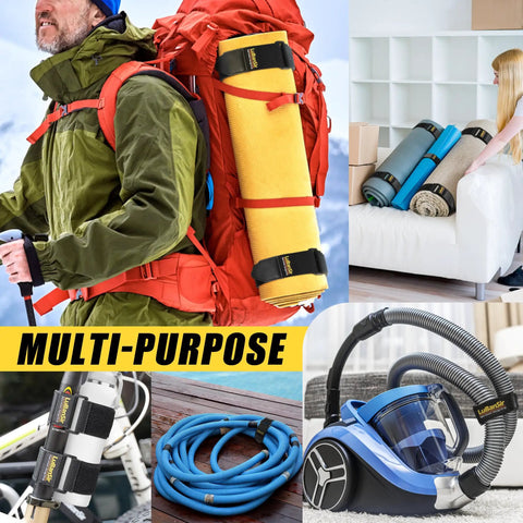 Two Inch By Twenty Four Inch Elastic Cinch Straps Four Pack With Hook And Loop Fasteners Extendable To Forty Three Inches bundle gear