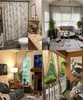 Bathrooms and living rooms with heavy duty tension curtain rod no drill quick install for patio shower and windows 1.1 inch diameter thick spring no rust adjustable 43 to 131 inches