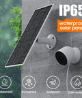 Solar Panel Charger For Google Nest Camera 2 Pack Upgraded Outdoor Indoor Battery Version Flexible Panels With IP65 Waterproof 13.1 Ft Charging Cable Included