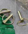 Beefed-Up Heavy Duty Lynch Pin Kit With Ring, Six Pin Set, Three Eighths Inch Round Lynch Pins Assortment on fabric background