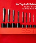 Tap Socket Wrench 8 Piece Adapter Set For Quick Threading And Ultra Secure Taps Fits All Number And Fractional Standard Taps