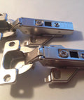 Top Shelf Pack Of Two 120 Degree Cabinet Hinges Featuring No Sweat Clip On Mounting And Face Frame Adapter For Quick Woodworking Upgrades And Shop Ready Builds.