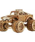 Lumber Rumbler Dope 3D Wood Puzzle Kit For Adults Build A Movable Monster Truck From 280 Precision Cut Pieces No Glue Required With Illustrated Step By Step Guide, wood monster truck