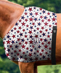 Breathable Elastic Horse Shoulder Guard Anti Rub Stretch Bib For Sensitive Skin Lightweight Comfortable Fit with Vivid Stars Print