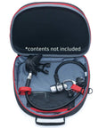 Open Scuba Regulator Gear Bag With Hybrid Ultra-Protection Pro-Grade Molded EVA Foam Hard Shell Lid and padded sides, contents not included