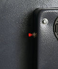Close-up view of the inside lock mechanism of the Digital Drop Safe Money Drop Box With Front Deposit Slot, Steel Security Safe With LED Keypad.