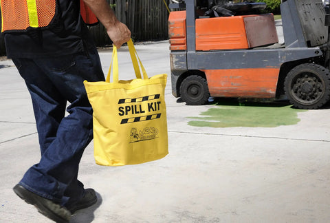 Top Tier Universal Spill Kit 4 Pack Ride Ready Grab And Go Emergency Response Set In Dang Tough High Visibility Yellow Totes With Reflective Stripes For Quick Oil And Chemical Spills