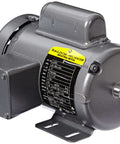 General purpose single-phase AC motor, 42 Frame TEFC enclosure, 0.13 HP, 1725 RPM, 60 Hz, 115/230 V dual-voltage, industrial motor