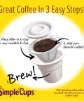 600 Count Disposable Coffee Filters For Keurig And K Cup Single Serve Brewers Use Your Own Coffee To Brew Custom Pods