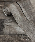 Gray Shiplap Peel And Stick Wallpaper Wood Contact Paper 17.7 By 393.7 Inches Distressed Wood Grain Roll for walls and countertops