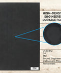 High-density foam detail of Sound Dampening Speaker Riser Foam Platform Pro Grade For Studio Monitors Subwoofers And Loudspeakers Improve Clarity And Cut Vibration With Rubber Base Pad Recoil Stabilizer Universal Fit 22 By 15 Inch.