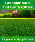 Lush green lawn fertilized with Bio Turf Lawn Food 8 3 5 All Natural Organic Fertilizer For Grass Lawn Landscape And Ornamentals OMRI Listed